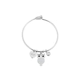 Shiny Jewellery Stainless Steel Women's Evil Eyes Bracelet