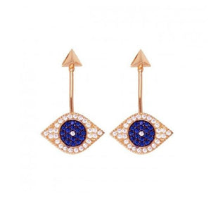 Shiny Jewellery Evil Eyes Earring Sword Copper For Women