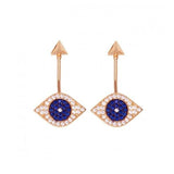 Shiny Jewellery Evil Eyes Earring Sword Copper For Women