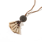 Vintage Boho Gypsy Ethinic Tassel Pendant Necklace for Women - Vico Rena
