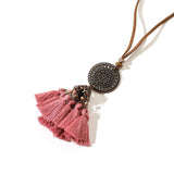 Vintage Boho Gypsy Ethinic Tassel Pendant Necklace for Women - Vico Rena