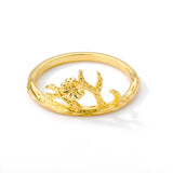 Shiny Jewellery Vintage Bohemian Rings for Women Girls Cuff Ring Promise ring Stainless Steel
