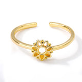 Shiny Jewellery Vintage Bohemian Rings for Women Girls Cuff Ring Promise ring Stainless Steel