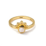 Shiny Jewellery Vintage Bohemian Rings for Women Girls Cuff Ring Promise ring Stainless Steel