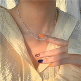 Vintage Shiny Necklace For Women Snake Bone Clavicle Chain Necklace - Vico Rena