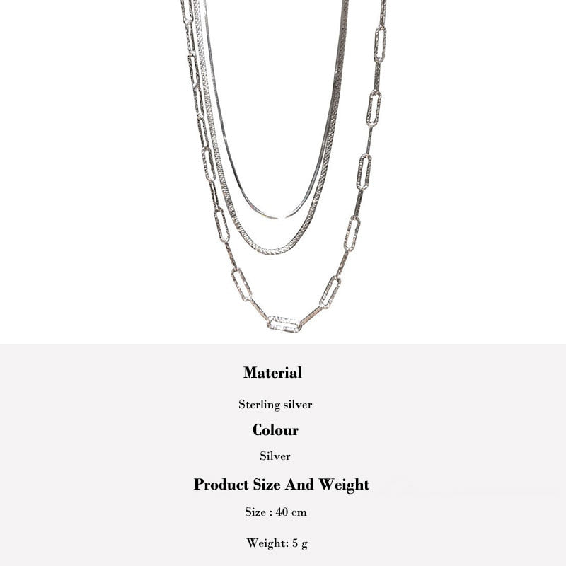 Vintage Shiny Necklace For Women Snake Bone Clavicle Chain Necklace - Vico Rena