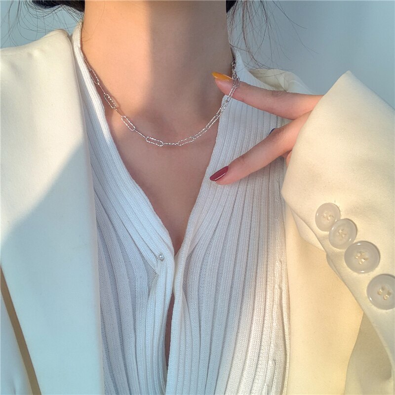 Vintage Shiny Necklace For Women Snake Bone Clavicle Chain Necklace - Vico Rena