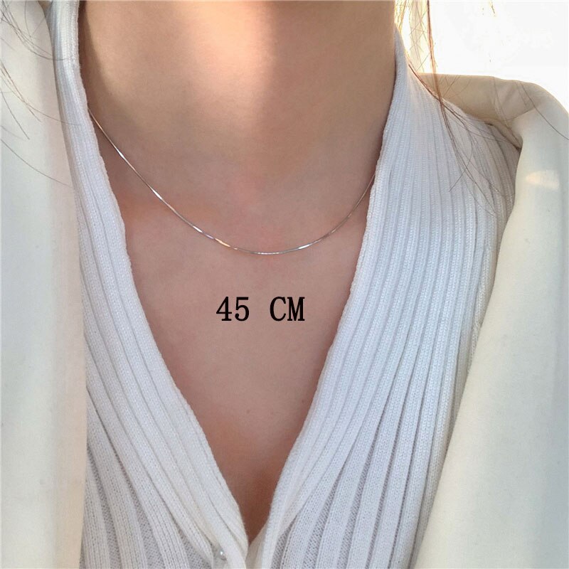 Vintage Shiny Necklace For Women Snake Bone Clavicle Chain Necklace - Vico Rena