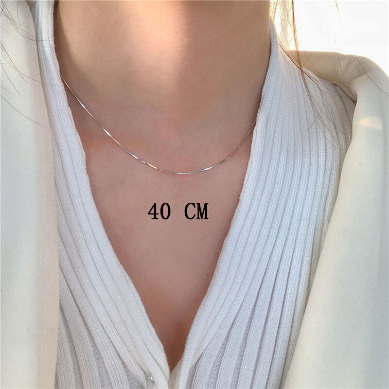 Vintage Shiny Necklace For Women Snake Bone Clavicle Chain Necklace - Vico Rena