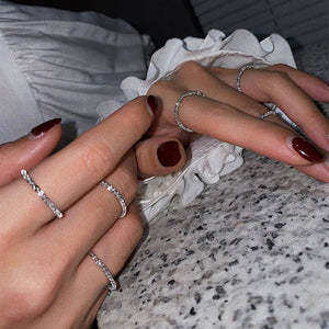 Vintage Sparkling Chains Rings For Women - Vico Rena