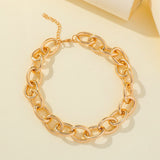 Shiny Jewellery Punk Thick Chains Choker Necklace Fashion Hip Hop Gothic Stainless Steel
