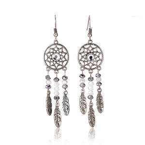 Women Fashion Jewelry Acrylic Beads Tassel Drop Earrings - Vico Rena