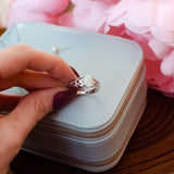 Shiny Jewellery Women's Opal Jewelry Pendant Earrings Ring Necklace Sets Crystal