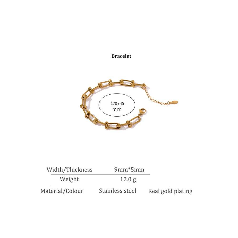 2021 Metal Stainless Steel Texture Jewelry 18 K Chain - Vico Rena