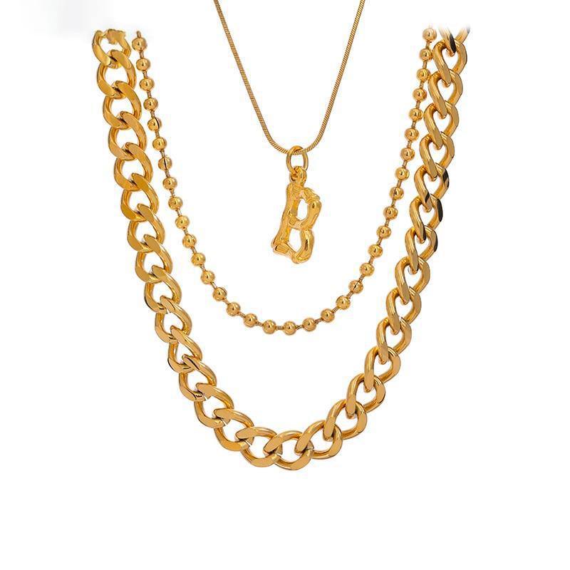 2021 Stainless Steel Letter B Collar Necklace High Quality Chain - Vico Rena