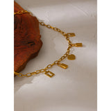 Stylish Heart Lock Geometric Pendant Necklace for Women - Vico Rena
