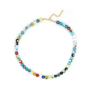 Beads Necklace For Women Stainless Steel Charm Choker Bohemian - Vico Rena