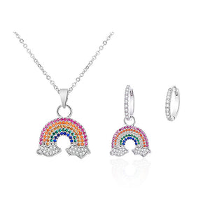 Necklace Sets Charm Earrings Silver Color Best Gifts - Vico Rena