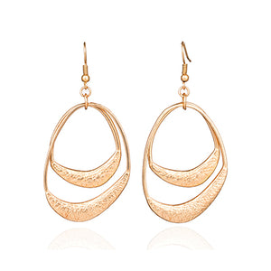 Golden Vintage Bohemian Boho Ethnic Antique Drop Earrings for Women - Vico Rena