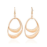 Shiny Jewellery Golden Vintage Bohemian Earrings Boho Ethnic Antique Drop  Alloy