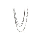 Shiny Jewellery New Fashion Short Necklace Bone Chain Stainles Steel