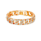 Shiny Jewellery Men Women Hip Hop Bracelet Fashion Crystal Bracelet