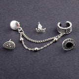 4PCS/Set Valentines Crown Chain Earring Bohemian - Vico Rena