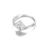 Shiny Jewellery Crystal Ring Finger Rings For Women