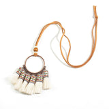 5 Colors Vintage Boho Bohemian Ethnic Tassel Pendant Necklace - Vico Rena