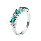 Shiny Jewellery Luminous Crystal Ring for Women Friends Gift