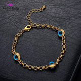 Blue Evil Eye Crystal Charm Allah Bracelets for Women - Vico Rena