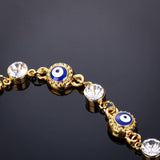 Blue Evil Eye Crystal Charm Muslim Bracelets for Women - Vico Rena