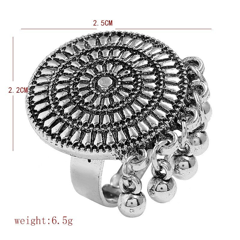 Indian Bohemian Vintage Finger Midi Knuckle Ring for Women - Vico Rena