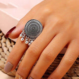 Indian Bohemian Vintage Finger Midi Knuckle Ring for Women - Vico Rena
