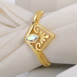 Shiny Jewellery Crystal Ring Finger Rings For Women