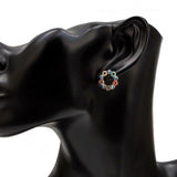 Evil Eye Earrings For Women Vintage Cute Flower Round - Vico Rena