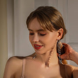 Unique Queen Rhinestone Earrings for Women Jewelry - Vico Rena