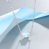 Shiny Jewellery 925 Sterling Silver Square Created Blue Opal Bracelets