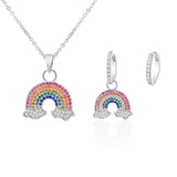 Necklace Sets Charm Earrings Silver Color Best Gifts - Vico Rena
