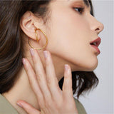 Minimalism Metal Geometric Distortion Ear Clips Irregular - Vico Rena