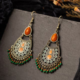 Indian Vintage Ethnic Dangle Drop Earrings for Women - Vico Rena