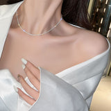 New Fashion 925 Sterling Silver Short Necklace Bone Chain - Vico Rena