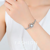 Shiny Jewellery New Top Quality Roman Style Circle Crystal Bracelets
