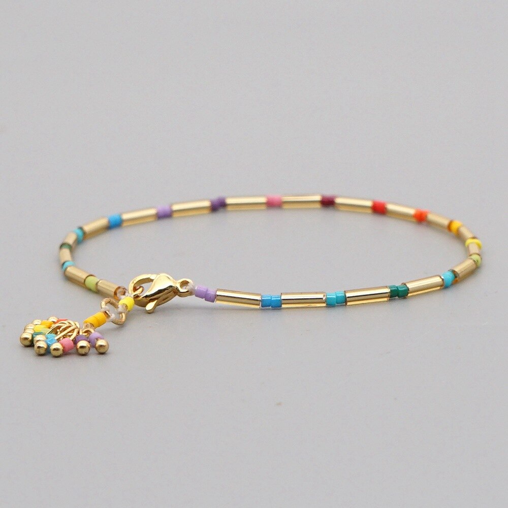 Jewelry Charm Bead Chain Boho Bracelet Bohemian - Vico Rena