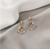 Trendy Crystal Star Women Dangle Earrings Sweet Simple - Vico Rena