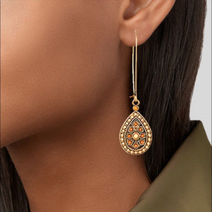 Water Drip Beads Dangle Drop Earrings Bohemian - Vico Rena