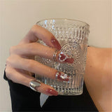 Vintage Creative Fingertips Rings for Women Heart Shining Zircon - Vico Rena
