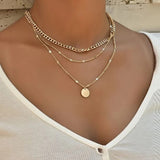 Vintage Necklace on Neck Gold Chain Women's Jewelry - Vico Rena