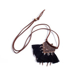 Women Boho Ethnic Tassel Choker Pendant Necklace - Vico Rena