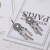 Women Fashion Jewelry Acrylic Beads Tassel Drop Earrings - Vico Rena